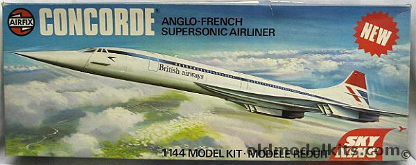 Airfix 1/144 Concorde Supersonic Airliner  - British Airways or Air France - Sky King Series, 6175-1 plastic model kit